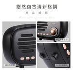 [HANLIN]-FG08 震撼美聲藍牙復古小音箱-黑色, 黑色, large
