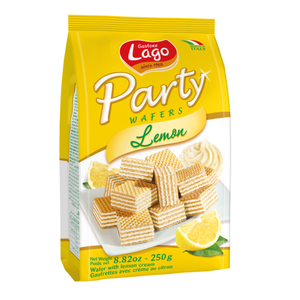 Lago Party Wafers-Lemon Cream