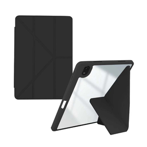 【山水之寶】三星 Tab A9+（11吋）專用保護套 清透款 平板三角折+Y折內置筆槽平板保護殼
