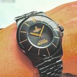 [星晴錶業]Vivienne Westwood手錶,38mm,VW30329黑色錶面黑錶殼深黑色精鋼錶帶款, , large