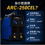 WIN 五金 新展焊切 ARC-250CEL 電焊機  防電擊 點焊機 切割機 電焊機 電銲機 4.0焊條 連續操作, , large