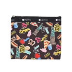 Lesportsac Deluxe Everyday Bag 經典斜背包 側背包 通勤旅行包 女包 男包(紐約城市)L262-7507P-HG79, , large