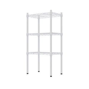 【Y HOUSE】45x30x90公分 輕型三層鐵架 鐵力士架 -烤漆黑/烤漆白