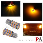 【PA LED】1156 平角 / 斜角 55晶 5630 2835 SMD LED 橘光 黃光 方向燈 角燈 小燈, , large
