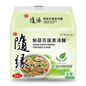 隨緣鮮蔬百匯麵(袋) 80g