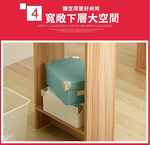 【HTGC】轉角大書桌(L型左右互換/耐重加厚板材/桌下書架)書房 電腦桌/辦公桌/兒童桌/工作桌, 淺胡桃轉角書桌, large