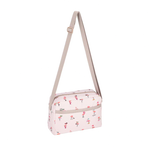 Lesportsac Daniella Crossbody 拉鍊斜背包 側背包 通勤隨身包 送禮 禮物 推薦 女包(紅鶴海島派對)L261-2434PB-HG20, , large