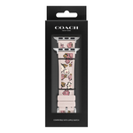 COACH Apple Watch 淡粉花朵錶帶 38/40/41mm適用 矽膠錶帶 禮物 送禮(不含手錶) CO14700292, , large
