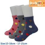 【D&G】圓點3/4童襪-D386.D387 短襪, , large