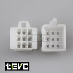《tevc》2.8 C47 9P 接頭 空中接頭 塑膠插頭 連接器 快速公母端子插座 電線接頭 110型, , large