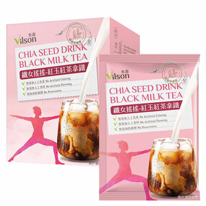 【米森 vilson】纖女搖搖-紅玉紅茶拿鐵(25gx10包/盒)