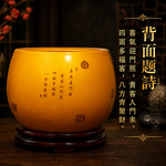 【A&R】招財開運 龍鳳呈祥聚寶盆附旋轉底座, , large
