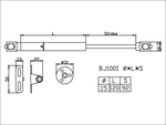 GAS SPRING, , large