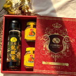 [皇廷] 頂級天然龍眼蜜1100g+茶花蜂花粉300g(2瓶) &mdash; 養生禮盒B, , large