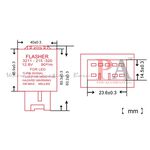 【PA LED】FORD 福特 Tierra Ixion 8PIN 防快閃 LED 方向燈 繼電器 閃光器 閃爍器, , large