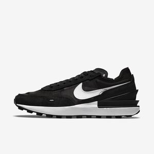 Kixpress-Nike Wmns Waffle One 女 休閒鞋 運動 經典 復古 麂皮 舒適 穿搭 黑白 [DC2533-001]