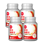 【葡萄王】 舒活納麴王升級版60粒x4瓶 共240粒 官方直營 (納豆 紅麴 甜橙 益生菌), , large