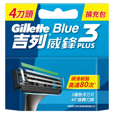 吉列威鋒系列刮鬍刀頭 4刀入
