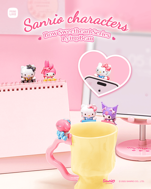 【際洋文化】Sanrio characters蝴蝶結甜心系列趴趴萌趣豆