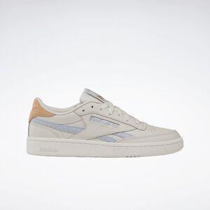 Kixpress-Reebok Club C Revenge 女 休閒鞋 運動 經典 復古 皮革 百搭 米藍 [100074242]