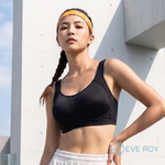 【伊柔 EVEROY】透氣無鋼圈防走光輕運動M-3XL內衣 W013-63 黑色, , large
