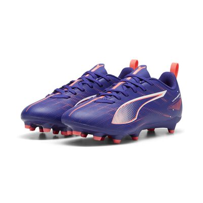 [秉宸] PUMA ULTRA 5 PLAY FG/AG Jr 兒童釘鞋 藍粉 草地釘鞋 大釘 10769501