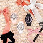 CASIO 卡西歐 BABY-G 緞帶雙顯女錶-黑/粉色 BGA-290RA-1A, , large