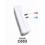 《氮化鎵-多功能-安全壁插》分接-Typ《氮化鎵-多功能-安全壁插》分接-Type-C智能快充-專利PTP-極簡白-mi, , large