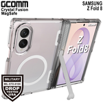 GCOMM 三星 Z Fold8 磁吸晶透金屬支架防摔殼 Crystal Fusion MagSafe, , large