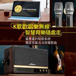 【J-POWER】SINGPAD 15.6吋美華終身版+5252.1實木重砲 卡拉OK 便攜式 無線麥克風 戶外露營, , large