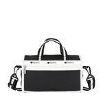 |快速出貨|Lesportsac MINI DUFFEL CROSSBODY 迷你筒狀肩背包 -滾邊夜幕黑, , large