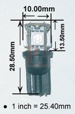 【PA LED】24V T10 5晶 15晶體 SMD LED 超白光 小燈 HINO 大客車 遊覽車 卡車 聯結車, , large