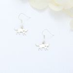 【Angel & Me】Love Cat s925 sterling silver earrings (changeable ear clips) gift, , large