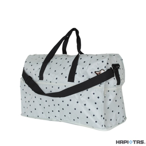 【HAPI+TAS】H0004 摺疊旅行袋(大)-薄荷躲貓貓