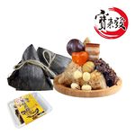 寶來發 梅干東坡肉粽(4粒)-冷凍, , large