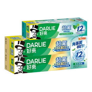 好來超氟清新防護深透潔淨牙膏特惠組