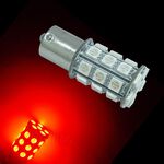 【PA LED】歐規 斜角 單芯 1156 30晶 90晶體 SMD LED 方向燈 短版 紅 黃 綠 白 紫 粉紅, , large