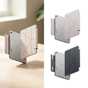 【山水之寶】UNIQ iPadAir 13吋M2/M3/M4(2024-2026版) Camden Lite磁吸帶筆槽極簡透明保護套原廠公司貨