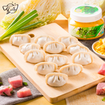 Golden Kimchi and Pork Dumpling/Cabbage and Pork with Ginger Dumpling, , large