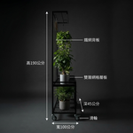 【 SHAONIANNA.TW 】工業風鐵網植物展示架｜100x45x190cm附輪｜一體成型免組裝｜上層集水盤設計花架, , large