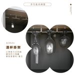 餐酒櫃 餐邊櫃 收納櫃 收納餐櫃, 奶茶色 鐵架櫃 酒櫃 多功能高櫃 廚櫃 雙門收納櫃 DR273, 奶茶色, large