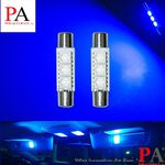 【PA LED】Mazda 3 6 CX3 CX5 保險絲型 29MM 31MM 3晶 SMD LED 白光 化妝燈, , large
