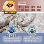 【多利寶寢具】INDAIN_鍺抗菌可水洗蠶絲被/棉被胎-奶霜粉, , large