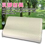 GS MALL 台灣製造 一入 透氣釋壓護頸乳膠枕 63x41cm 彈性枕 透氣枕 乳膠枕 護頸枕 釋壓枕 枕頭, , large