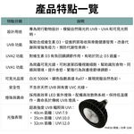 【君沛爬蟲燈】UVB 爬蟲燈 PAR38 10W｜高 UVI LED 補光燈 適用鬃獅蜥 沙漠鬣 赫曼陸龜 烏龜 蜥蜴, , large