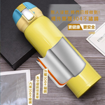 【CITY STAR】304不銹鋼炫彩彈蓋式保溫杯 500ml, , large