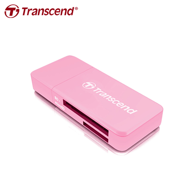 【Transcend】RDF5 粉紅色 USB 3.1 micro SD SDXC SDHC 記憶卡 讀卡機