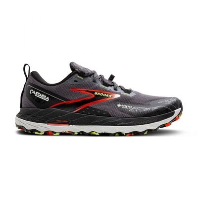 Brooks Cascadia 18 GTX 男 慢跑鞋 運動 越野 避震緩衝象限 黑紅 [1104271D016]