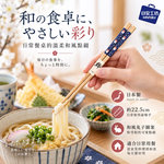 【HIYASU日安工坊】日本工藝箸-粉雪兔 22.5cm, , large