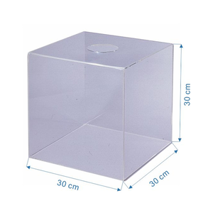【 徠福 】壓克力摸彩箱 中 30x30x30cmx3mm /個 （訂製品，確認訂購後恕不退換貨）NO.1191